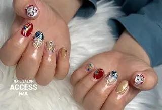 ネイル access nailのネイルデザイン