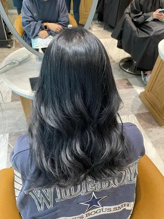 ロング 似合わせカラーの神 ダブルカラー/森栄範のヘアスタイル