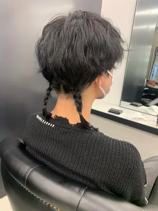 ミディアム カラー ヘアアレンジ メンズ kimika🥑 メンズ/髪質改善のヘアスタイル