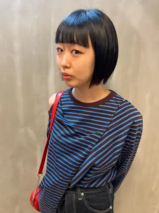 ミディアム カラー パーマ ヘアアレンジ メンズ キッズ ネイル マツエク・マツパ アイブロウ tatsumi/ボブ ウルフ/レイヤーのヘアスタイル