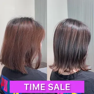 ミディアム KIZU 髪質改善 オカルト怪談のヘアスタイル