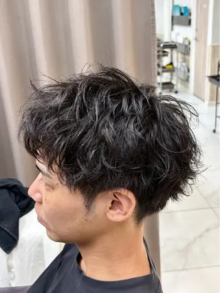 ショート パーマ メンズ GRANDEUR ryuのヘアスタイル