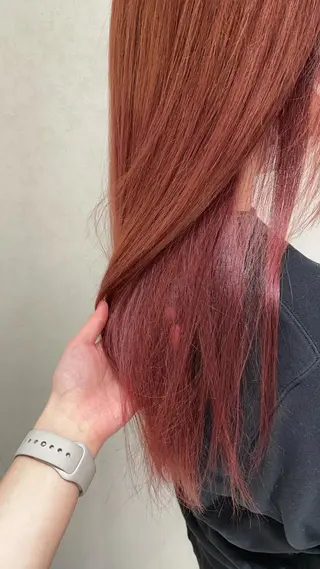 ロング カラー karin/インナー カラー/北名古屋市のヘアスタイル