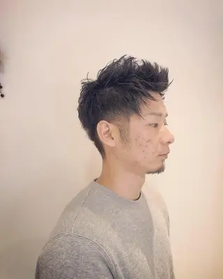 パーマ メンズ すみとも るなのヘアスタイル