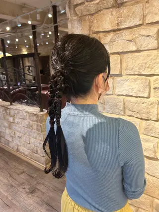 ヘアアレンジ Mei /オリーブ カラー/アレンジのヘアスタイル