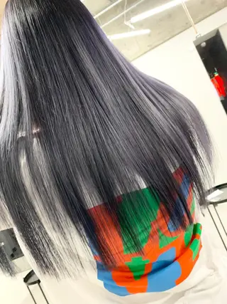 ロング カラー パーマ ヘアアレンジ メンズ キッズ ネイル マツエク・マツパ 架空〜KAQU〜所属・【clan】 NOGAMIのヘアスタイル