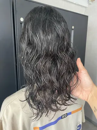 セミロング 《Rounds》 rihoのヘアスタイル