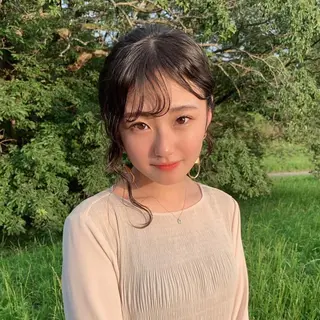 セミロング 韓国カットパーマ✂︎ Toshiのヘアスタイル