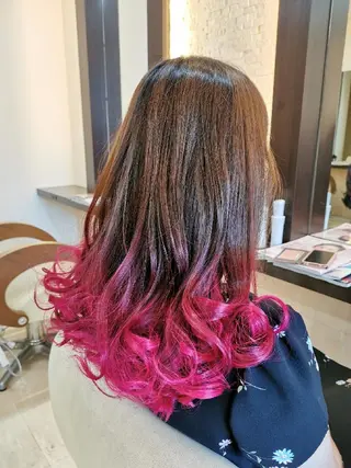 ロング カラー 森下 勝誠のヘアスタイル