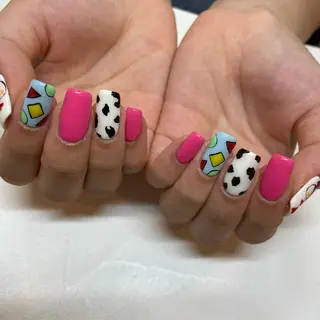 セミロング ネイル Re:st〔リスト〕所属・ayane Re:st〔リスト〕のネイルデザイン