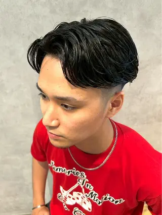 パーマ メンズ メンズ/ハイトーン 【yoshiki】のヘアスタイル