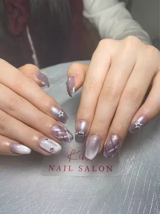 ネイル ユリ🎀長さだし/ パラジェル/持ち込みのネイルデザイン