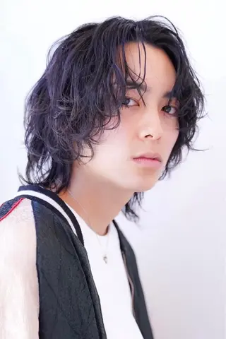 パーマ 渋谷/韓国レイヤー ハッシュ/堅亘🟩のヘアスタイル