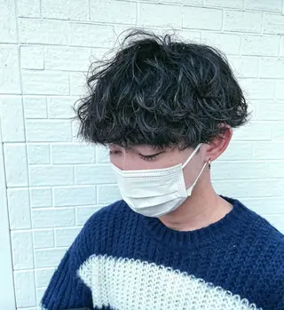 パーマ メンズ 【メンズ特化】 池田大成✂︎のヘアスタイル