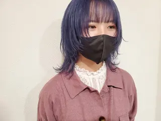 セミロング カラー パ ルのヘアスタイル