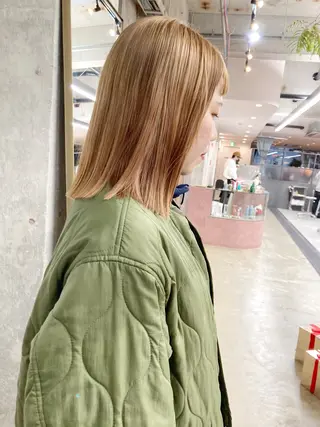 ミディアム カラー 小木曽智美 /ボブ/ショートのヘアスタイル