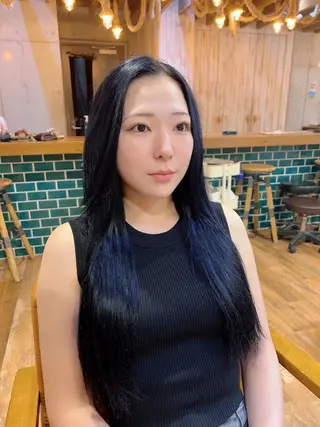 セミロング カラー 🎨デザイン🥇 美髪・艶髪　日暮千敬のヘアスタイル