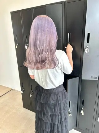 ミディアム カラー mood tatemachiのヘアスタイル