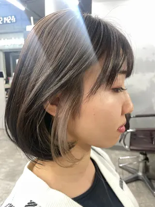 ショート 🌟髪質改善ケアカラ ー美髪縮毛矯正y🌟のヘアスタイル