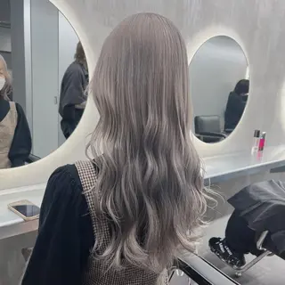 ロング カラー ☁️グレージュカラー TAKUYA☁️のヘアスタイル