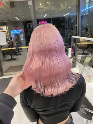 ミディアム 💛ムラ修正ブリーチ 💛YUUのヘアスタイル