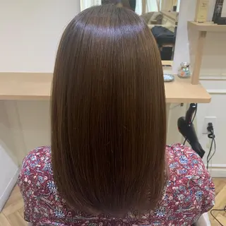 ミディアム 大久保 真希のヘアスタイル