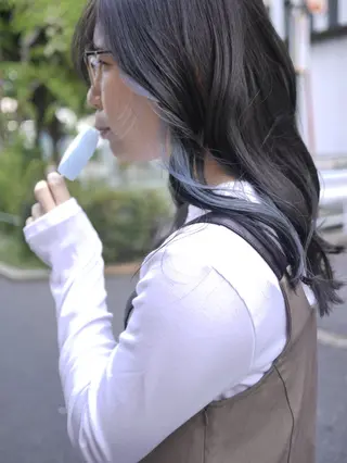 セミロング カラー SALOWIN本山所属・SALOWIN本山 イレンのヘアスタイル