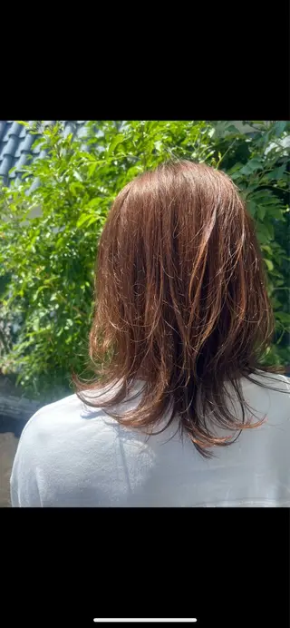 ミディアム カラー メンズ 竹内 翼のヘアスタイル