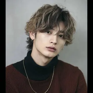 メンズ ブリーチなし透明感 カラー✨横山 佳希のヘアスタイル