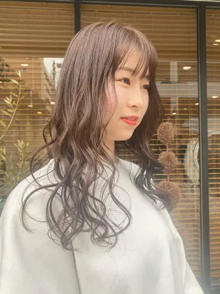 ロング カラー ヘアアレンジ パーマ指名No1 /namiのヘアスタイル