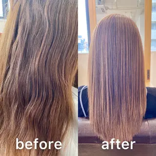 セミロング KIZU 髪質改善 オカルト怪談のヘアスタイル