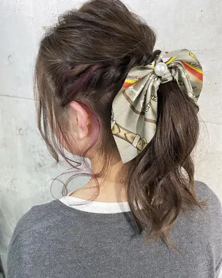 セミロング Blink Remit hair明野店所属・秋月 亜耶のヘアスタイル