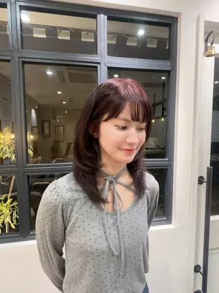 セミロング 2月カット モデル無料募集中🩰のヘアスタイル