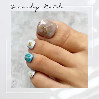 ネイル Seemly 千田町店所属・フラワーパラジェル 🌸シームリーエミのネイルデザイン