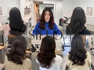 ミディアム パーマ hair salon SILLO.のヘアスタイル