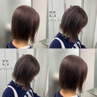 ショート カラー 江坂トレンド韓国風 髪質改善shinoのヘアスタイル