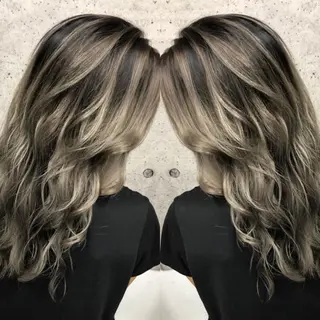 ロング カラー 奥山義進/大宮 /ダブルカラーのヘアスタイル