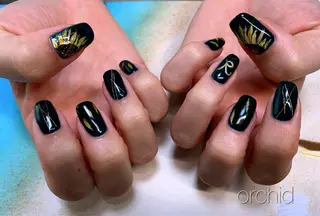 ネイル orchid ♡オーキッドのネイルデザイン