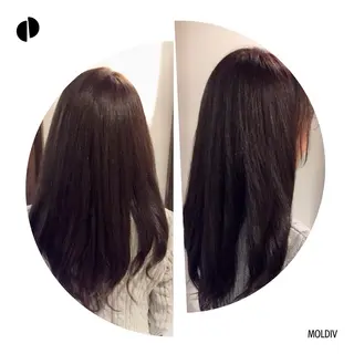 セミロング ロング カラー ✨縮毛矯正✨髪質改善 ナカシマ ユミのヘアスタイル