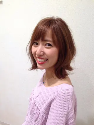 ショート カラー ボブ/ミニボブ/ 立河今日子のヘアスタイル