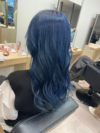 セミロング カラー 韓国風スタイル 🍓MIZUKI🍓のヘアスタイル