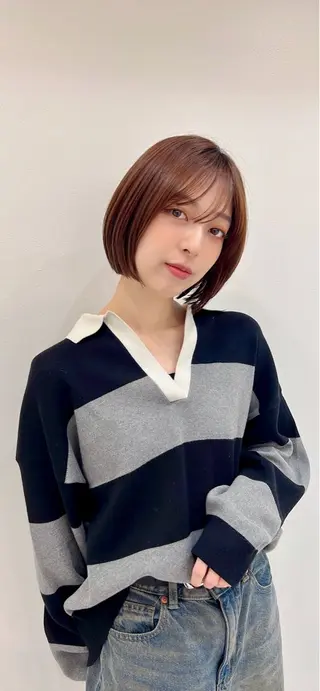 ショート カラー 新井　翼/銀座 メンズ◎ショート女子のヘアスタイル