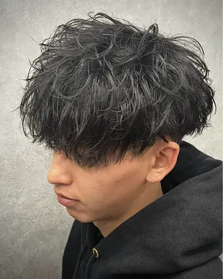 ショート パーマ メンズ メンズウルフ特化🐺 🔥長山耕大🔥のヘアスタイル