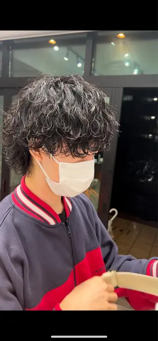ショート パーマ メンズ fifth リュウセイのヘアスタイル
