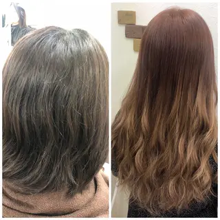 ロング カラー MAKO ❤️‍🔥NEXTのヘアスタイル