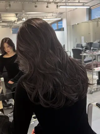ロング カラー 村田 りょうやのヘアスタイル