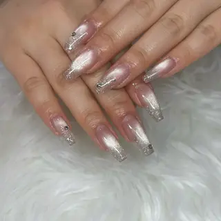 ネイル 透明感ネイル ｜mahiru.のネイルデザイン