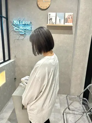 ミディアム カラー mood tatemachiのヘアスタイル