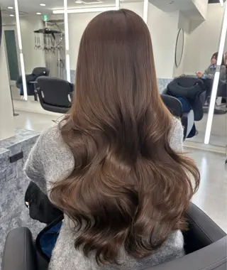 ロング カラー 堀江/透明感 ベージュ/白川幸太のヘアスタイル