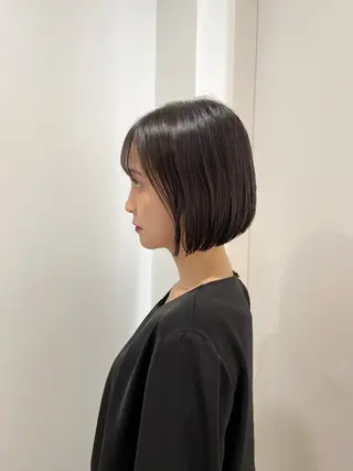 ショート モテヘア/グレージュ /ボブ/前原汐🎐のヘアスタイル